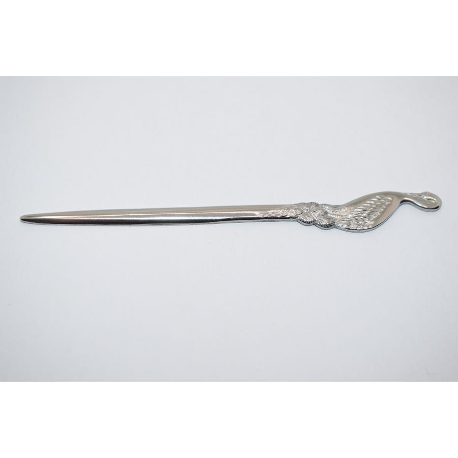 茶道具 鶴 ステンレス菓子切 菓子切り 菓子楊枝 茶道 ttz31-003 注