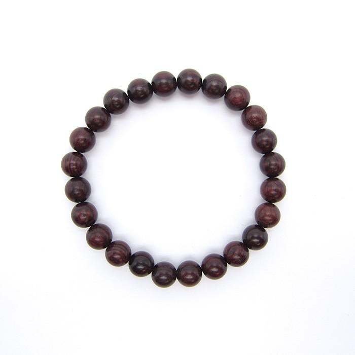 パワーズウッド 紫花梨 ブレスレット8mm : 天然石工房 翡翠 - 通販