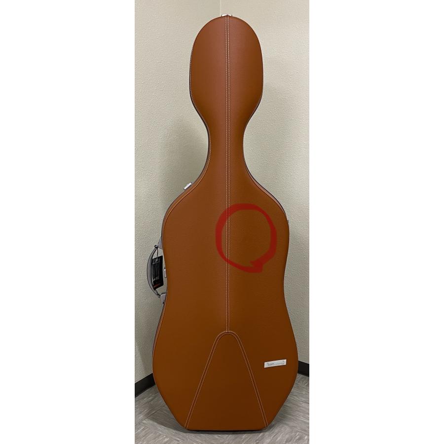 BAMバム チェロケース エトワール コニャック 本革使用最高級 難あり品
