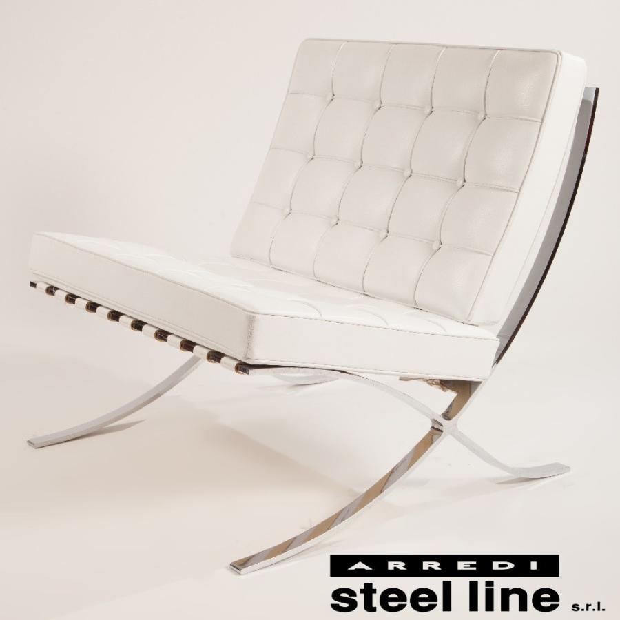 ミース・ファン・デル・ローエ バルセロナチェア スティールライン社