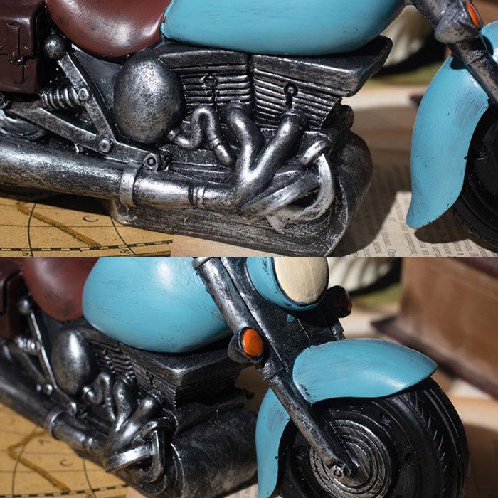 バイク 置物 オートバイ オーナメント インテリア 雑貨 : ジェントル