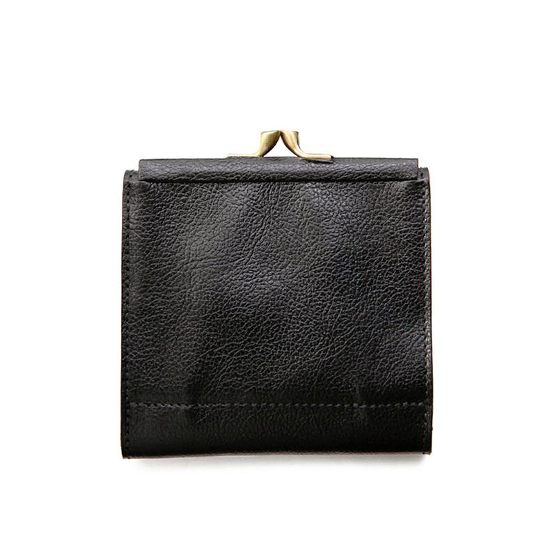 IL BISONTE（イルビゾンテ） 正規取扱店 レザー がま口付き 2つ折り