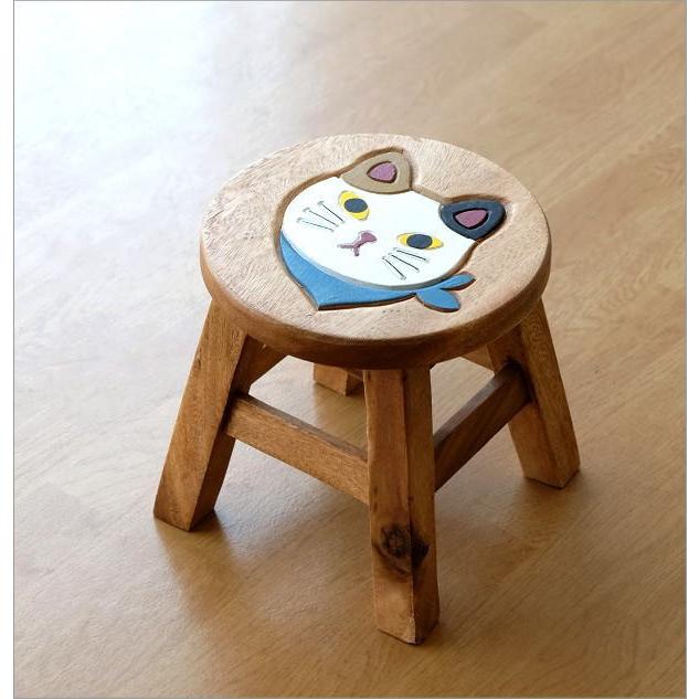 スツール 木製 子供 椅子 いす おしゃれ ミニスツール ウッド 丸椅子