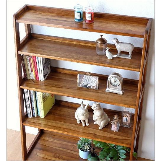 本棚 無垢 木製 天然木 おしゃれ ナチュラル 飾り棚 飾棚 オープン