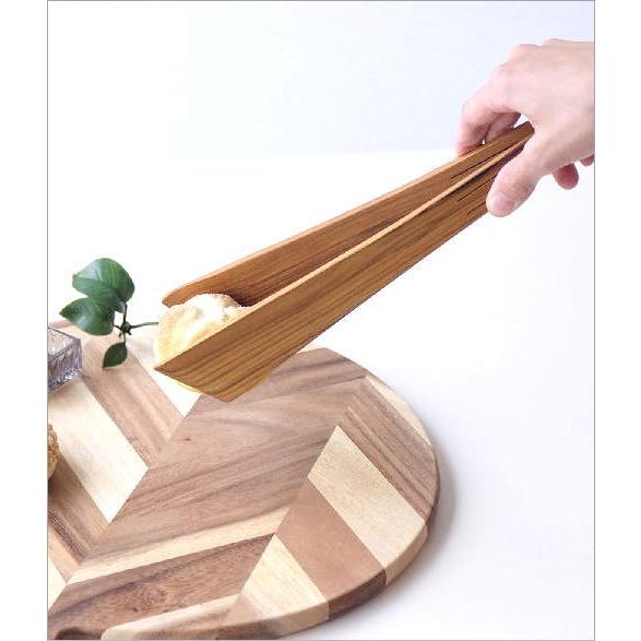 トング 木製 木製トング おしゃれ かわいい サラダ 取り分け