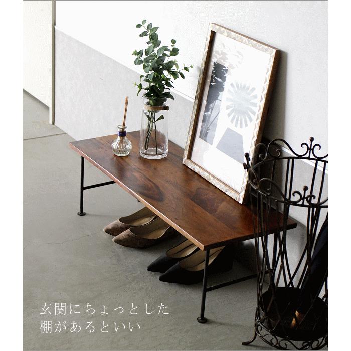 ローテーブル おしゃれ 木製 アイアン サイドテーブル 鉄脚 ウッド
