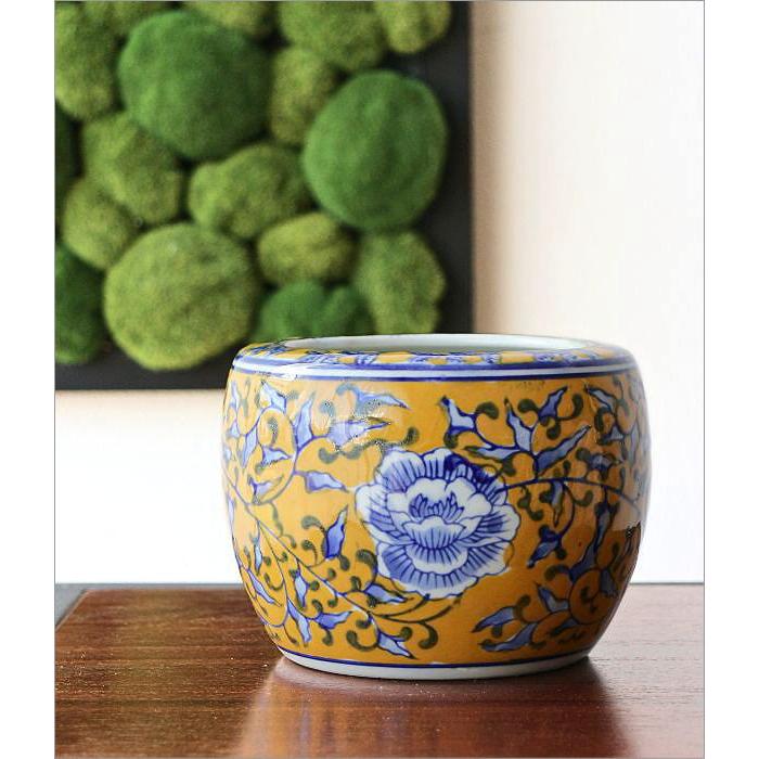 植木鉢 おしゃれ 陶器 火鉢 陶器鉢 メダカ鉢 金魚鉢 和風 観葉植物 鉢