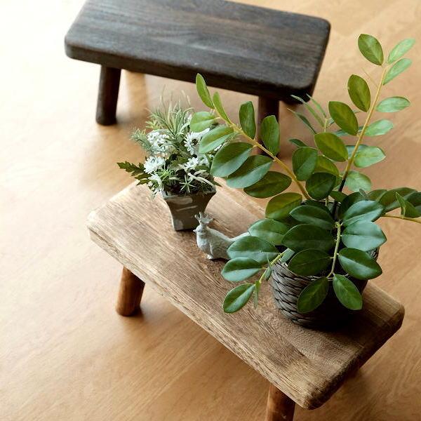 花台 フラワースタンド 木製 天然木 おしゃれ ナチュラル アンティーク