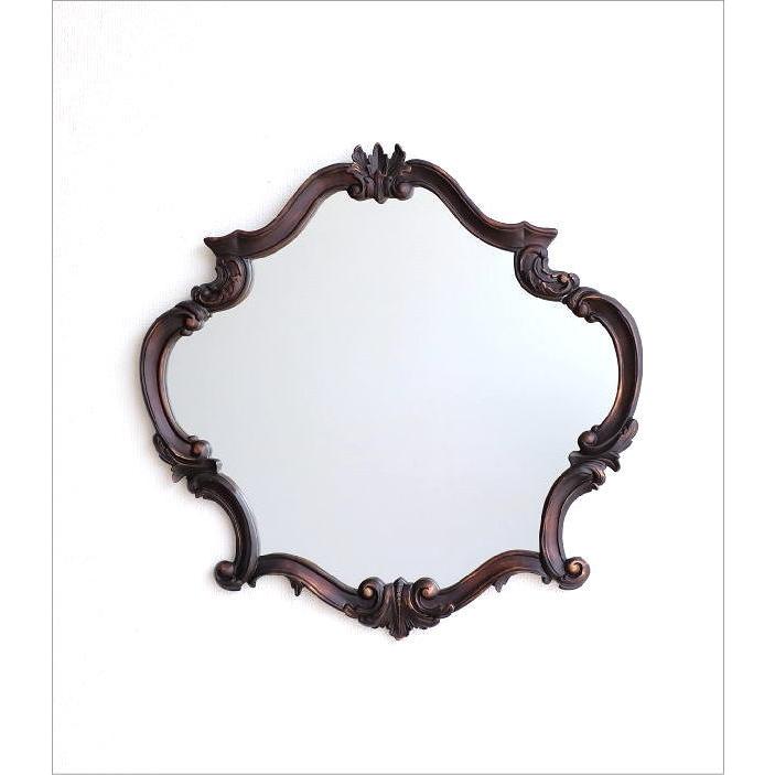 鏡 壁掛けミラー おしゃれ アンティーク クラシック ウォールミラー