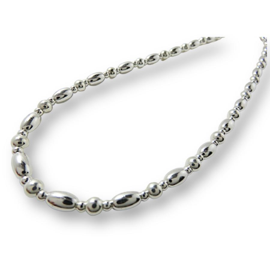 ナバホ ビーズネックレス ハンドメイド シルバー925 インディアン