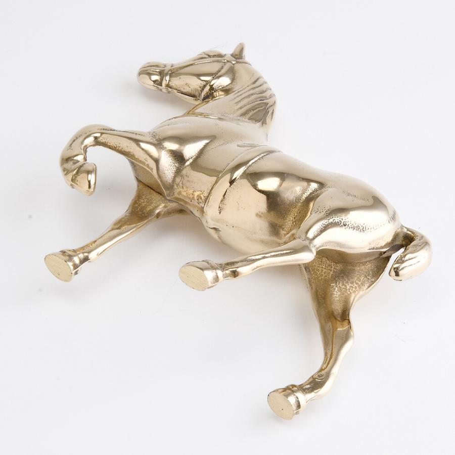 イタリア製 真鍮雑貨 真鍮 馬 ブロンズ 置物 ホース 競馬 HORSE PONY