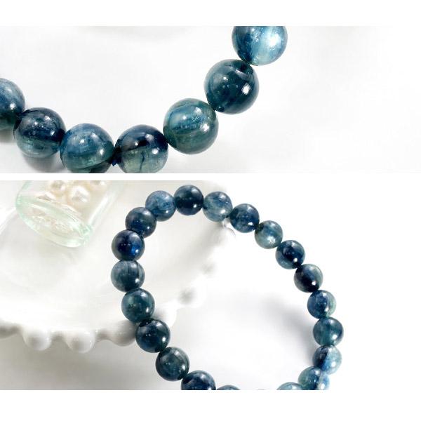 カイヤナイト ブレスレット 8.5mm 16cm 最高級 カヤナイト レディースS