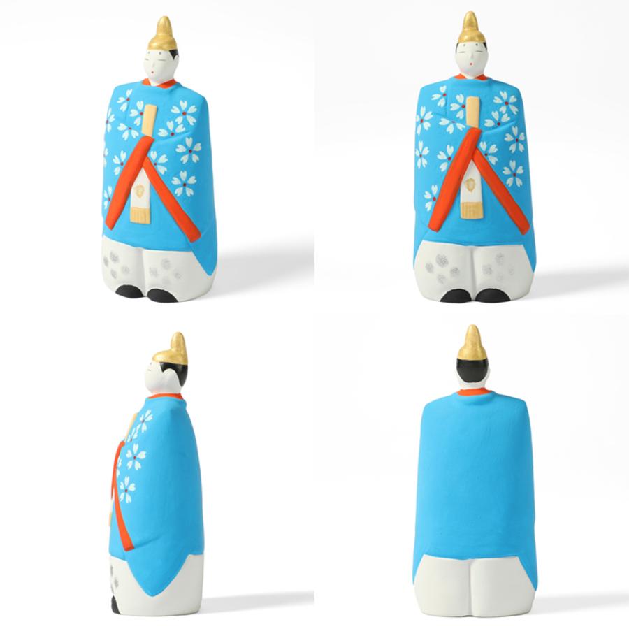 ひな人形 斉藤善月作 豆立雛 桜 立ち雛 雛人形 博多人形 伝統工芸士