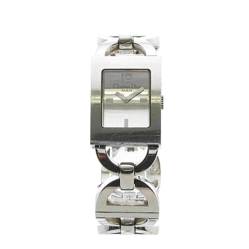 ディオール マリス 腕時計 D78-109 クオーツ シルバー文字盤