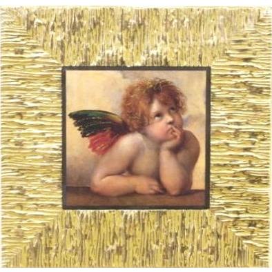 天使アート 絵画 イタリア製 額絵 ラファエロ・エンジェル ♪2種類あり