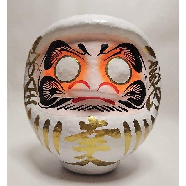 紅白の幸福だるま ペアセット 幸福の紅白だるまセット（大）6号サイズ