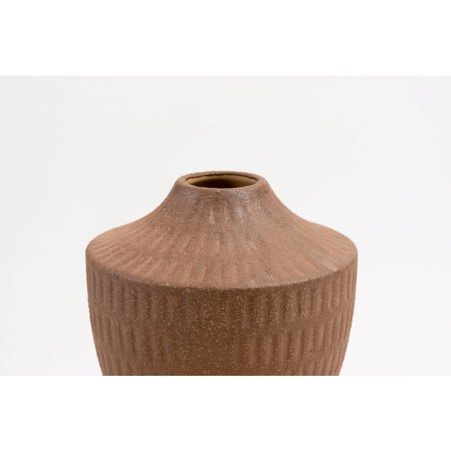 花瓶 花びん フラワーベース 素焼き風 陶器 和モダン ガーリー