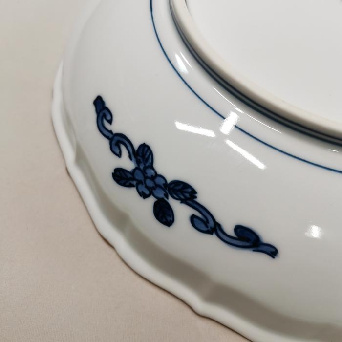 平戸祥瑞 桔梗縁七寸鉢 三川内焼 平戸松山窯 : ぐんきんNET-SHOP