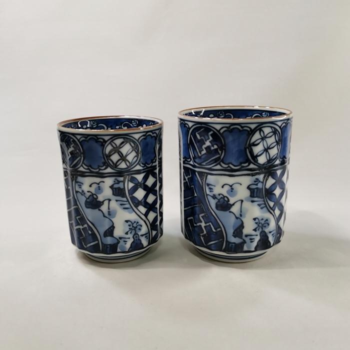 平戸祥瑞 外彫 組湯呑 三川内焼 平戸松山窯 : ぐんきんNET-SHOP - 通販