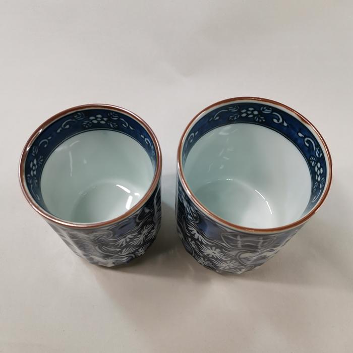 平戸祥瑞 外彫 組湯呑 三川内焼 平戸松山窯 : ぐんきんNET-SHOP - 通販