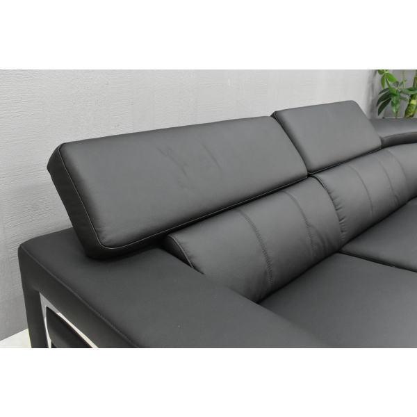 ソファ ソファー コーナーソファ 開梱設置付 イタリアンレザー 大型