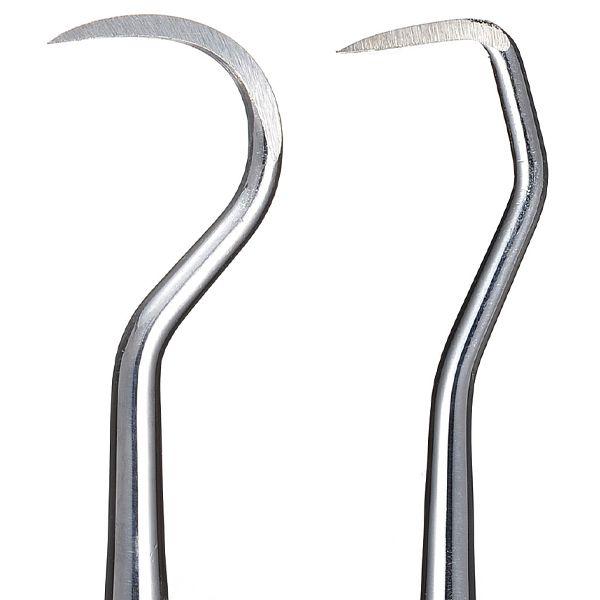 ヤニ&歯石取り3点セット (両頭鎌型スケーラーH5-33・検診ミラー・Ci