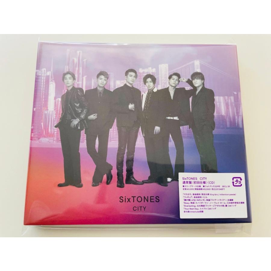 優良配送 CD SixTONES CITY 通常盤 初回仕様 ストーンズ : Disc shop