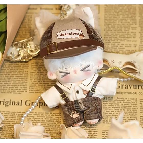 ぬい服 10cm リス帽子 ぬいぐるみ服 推し活 着ぐるみ 着せ替え : 毒