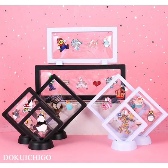 2個セット 缶バッチ アクキー スタンド ディスプレイアイテム 飾り