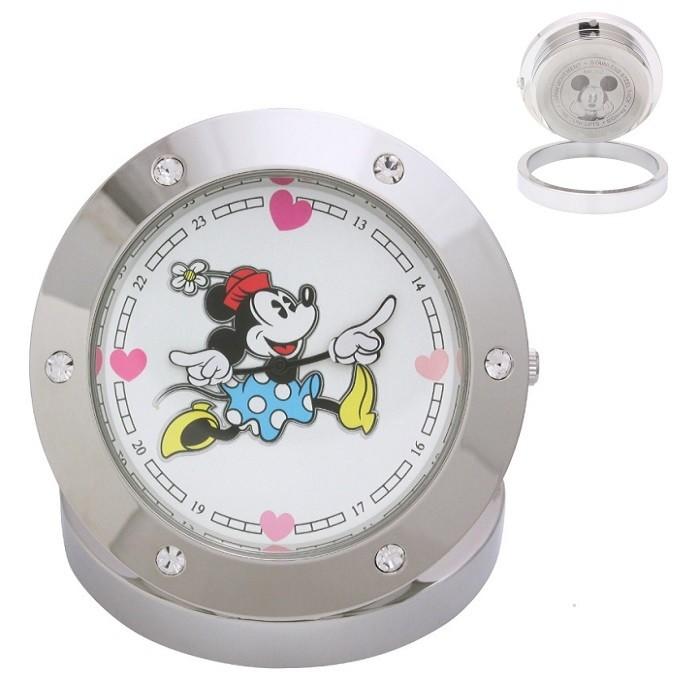 Disney（ディズニー） ディズニークロック ミニーマウスの置時計【送料