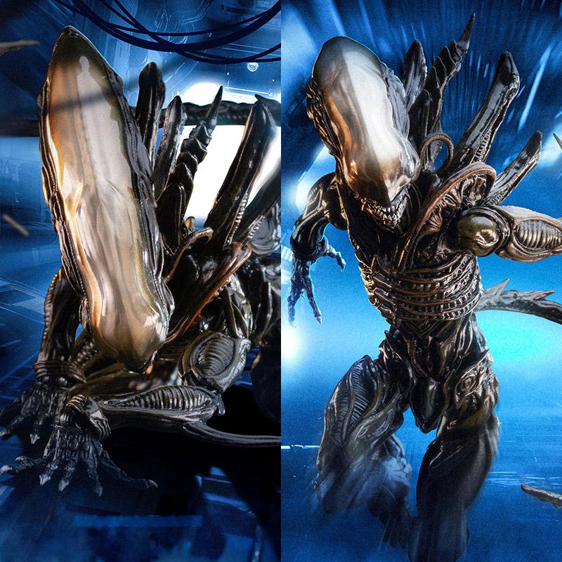 52TOYS FIGLITE エイリアン ゼノモーフ 18cm 可動 フィギュア コラボ