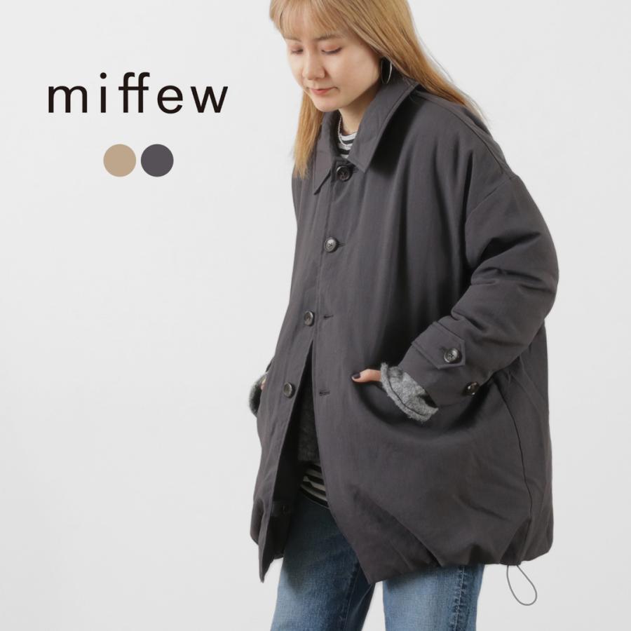 miffew（ミフュー） バルカラー オーバーダウンコート / レディース