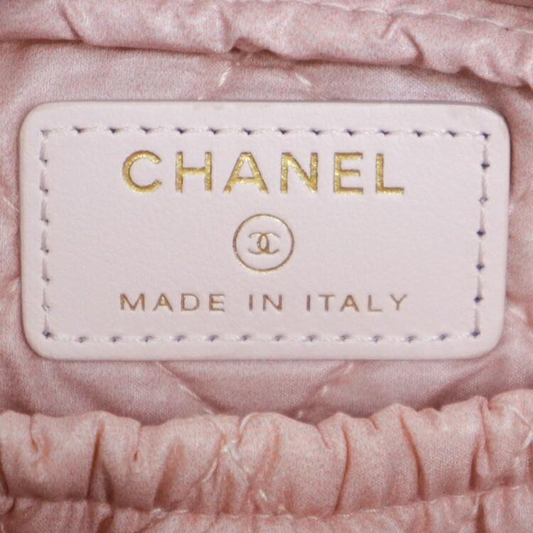 Deauville 【新品同様】シャネル ツイード ドーヴィル ポーチ ラメ