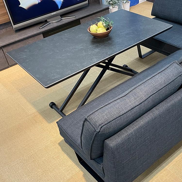 グラフィティ | 幅120cm 奥行60cm 高さ30-76.5cm 昇降式テーブル