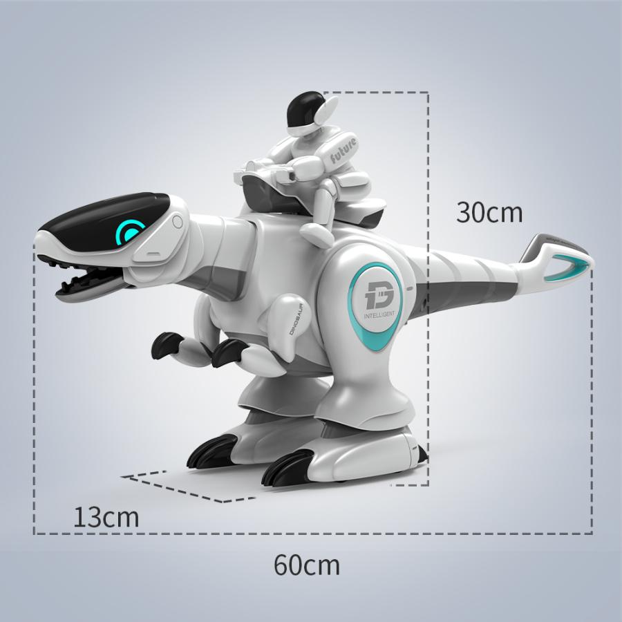 DEERC ラジコン ロボット 二足歩行 恐竜 子供 おもちゃ 多機能ロボット