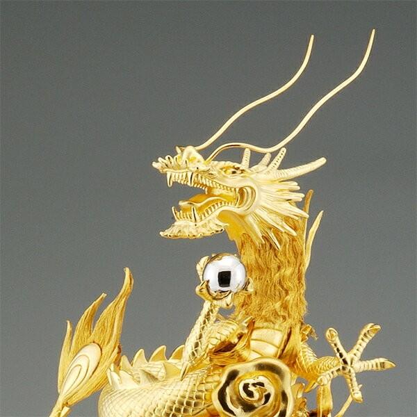 純金 瑞雲昇龍 B 650g ( 光則（金工芸） 木札名入れ有料 高級