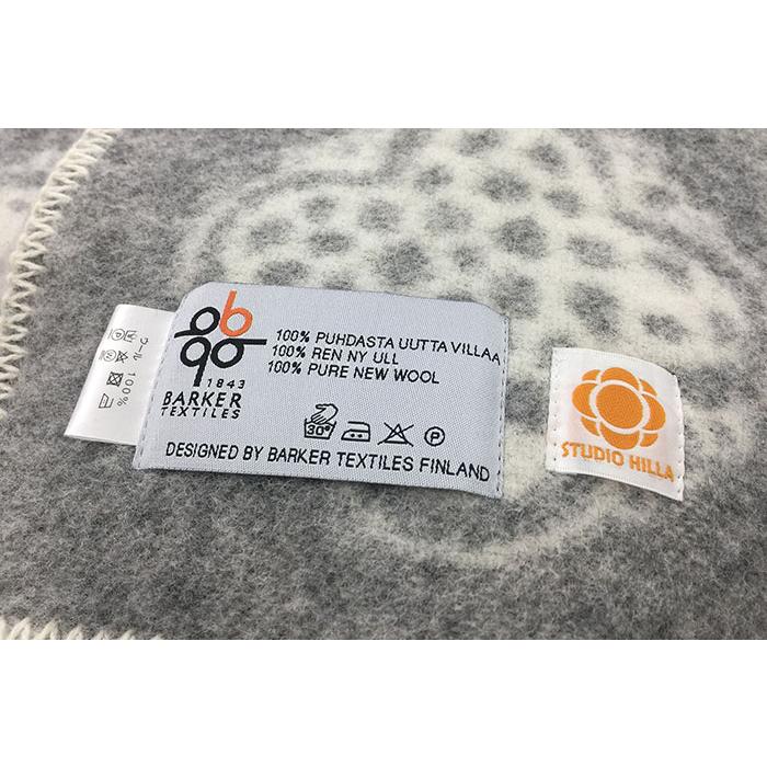 Barker Textile バーカーテキスタイル ウールブランケット ハーフ