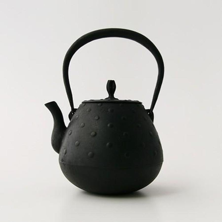 鉄瓶 南部鉄器 やかん 釜定 秋の実 大あられ 1.2L 白湯 直火 IH対応