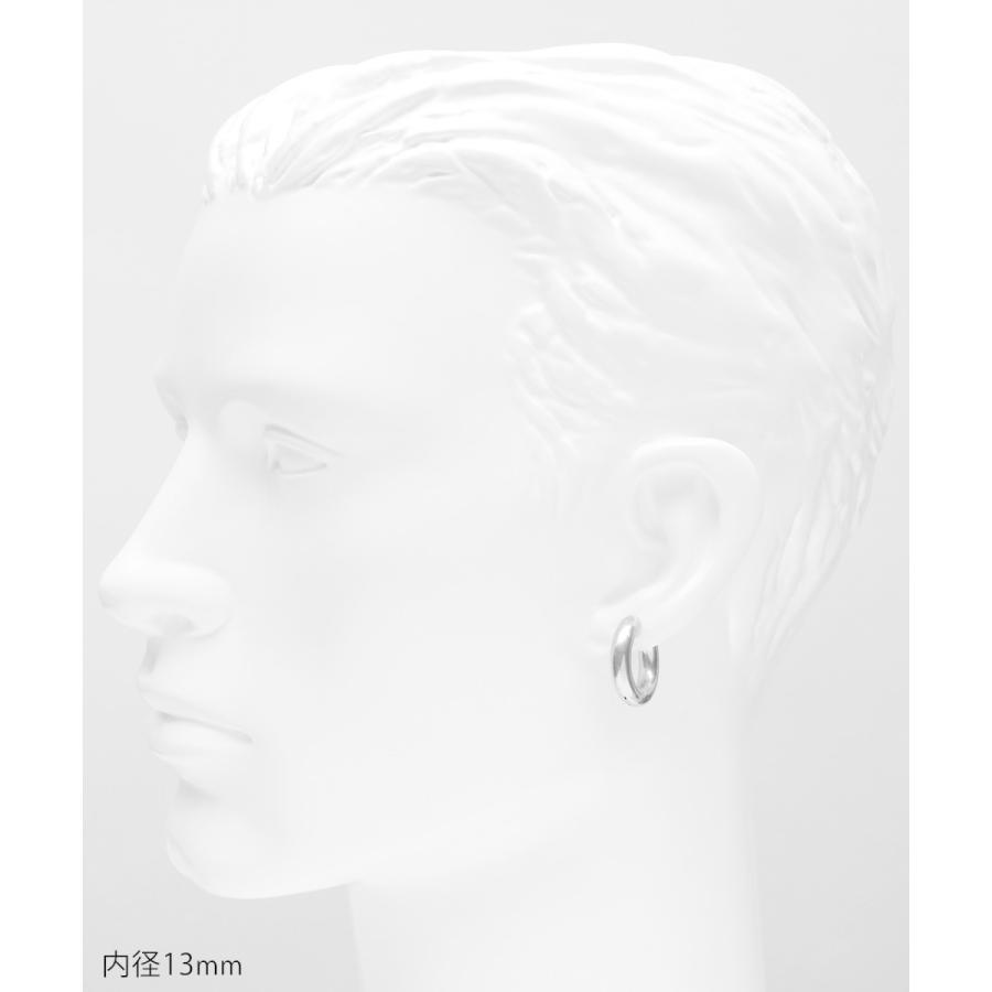 ピアス メンズ レディース SBG ブランド ステンレス フープ 両耳 2個