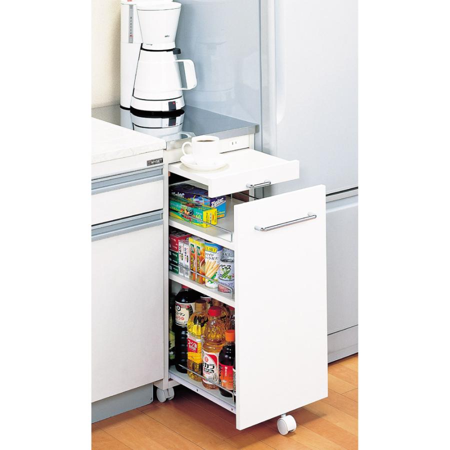 dinos（ディノス） ［幅15奥行55cm］ ステンレス天板隙間収納