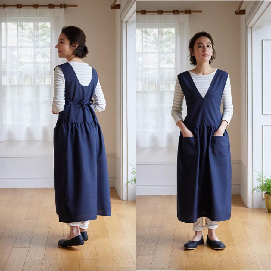 生活雑貨 瀧本真奈美さんとつくった2WAYワンピースエプロン エプロン