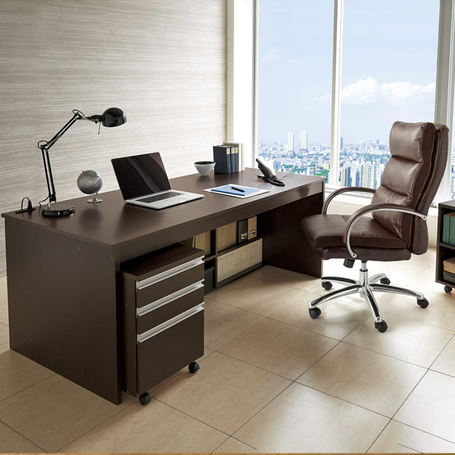 dinos（ディノス） 奥行たっぷりデスク3点セット（パソコンデスク