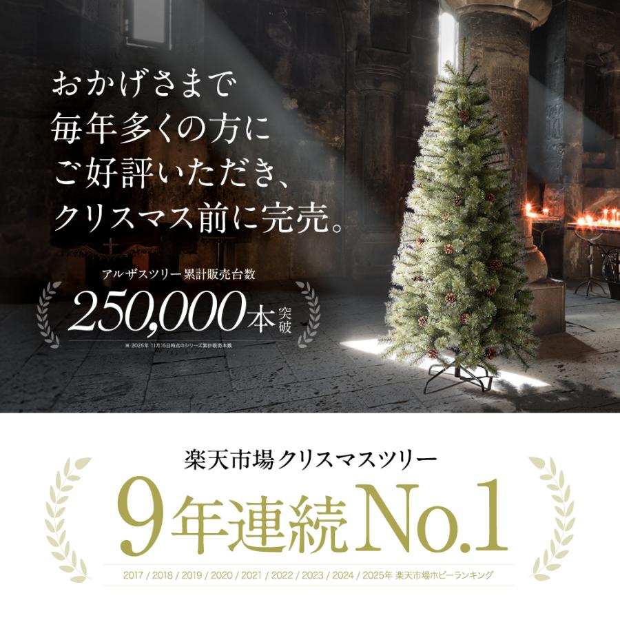 Alsace □次回は2026年8月□ Alsace(R)公式 正規品 クリスマスツリー