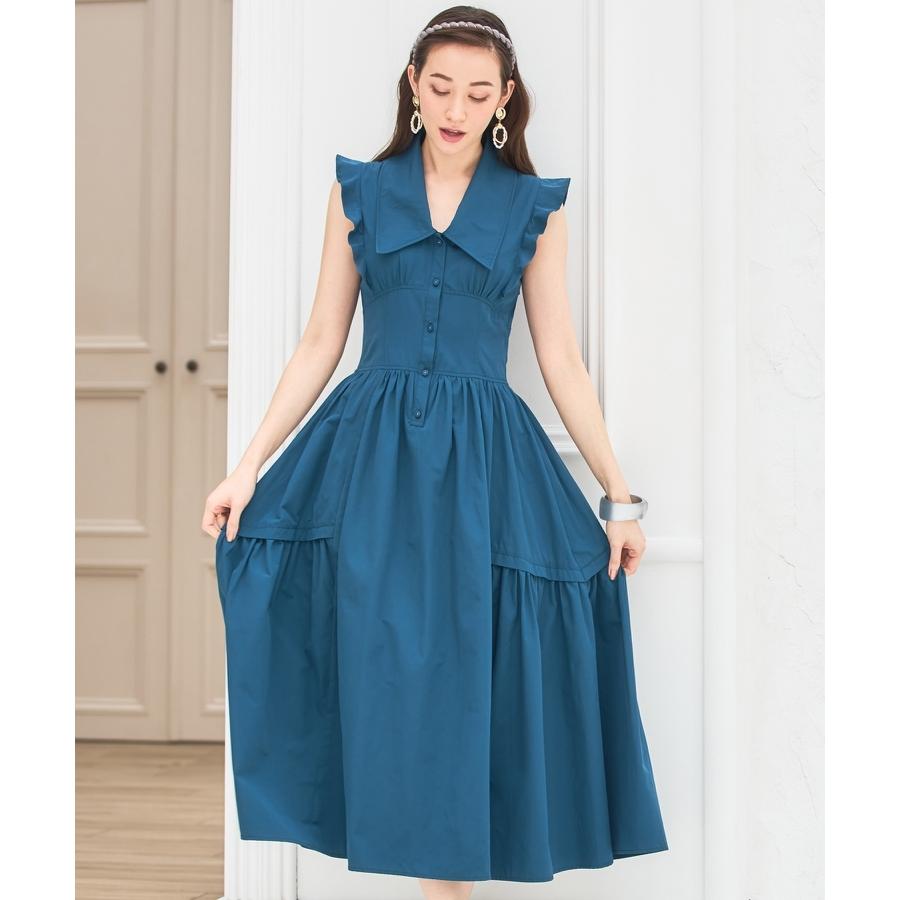 DRESS+（ドレスプラス） ワンピース ノースリーブワンピース フレア