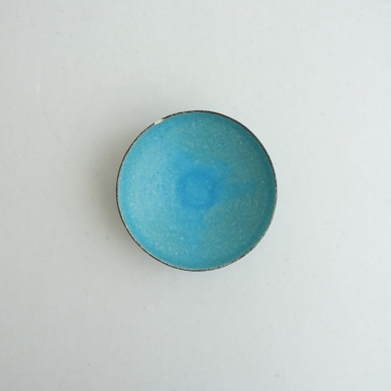 鈴木麻起子 *Turkish ターキッシュ 小皿 10cm*青ターコイズブルー