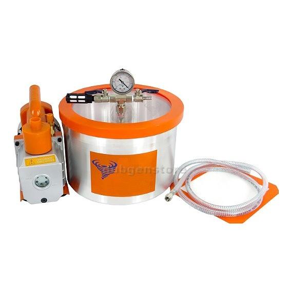 真空脱泡器 真空注型器 脱泡機 16cm 7.6リットル チャンバー