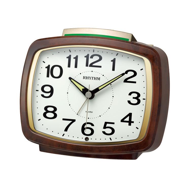 RHYTHM リズム時計 目覚まし時計 置き時計 ピュアライトR649