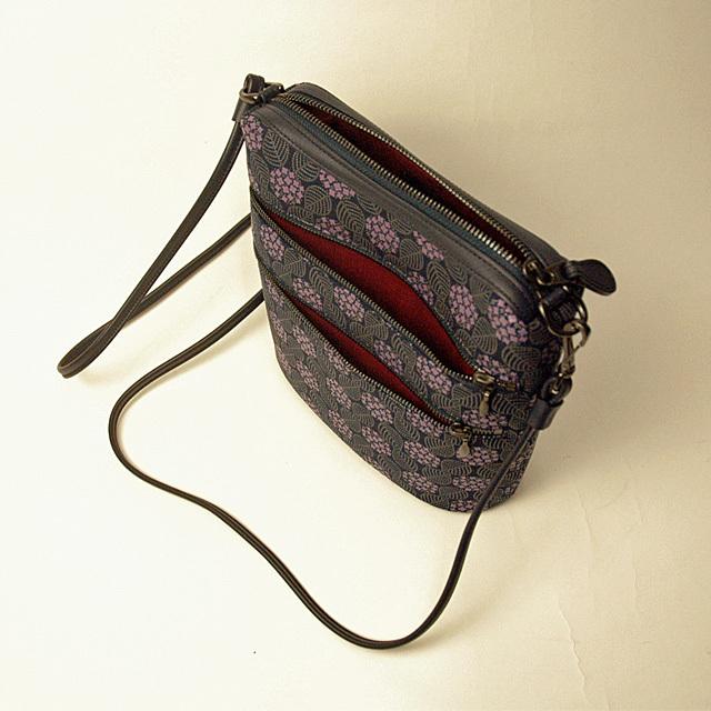 印傳屋（INDEN-YA） 印伝 ショルダーバッグ レディース みその 鹿革 漆
