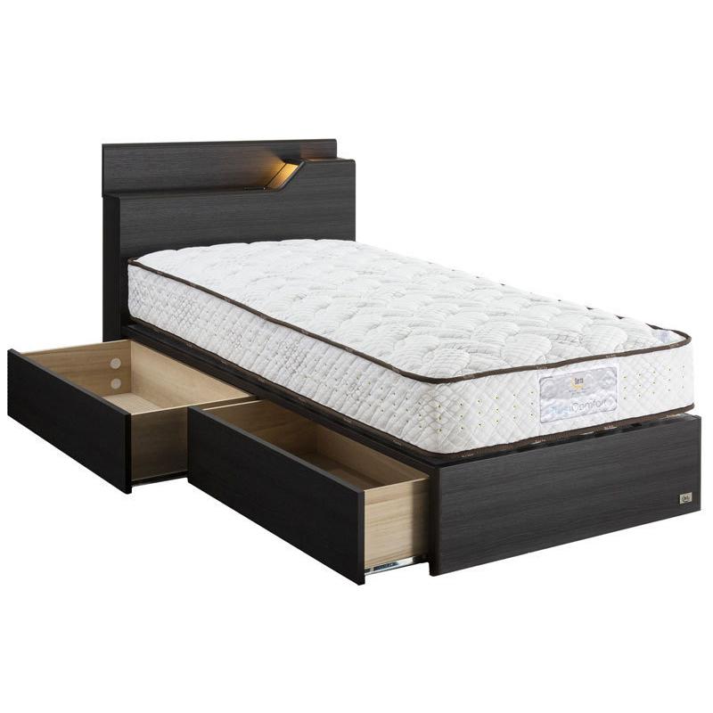 Serta（サータ） ハリウッド4006 セミダブル 照明・棚付き・コンセント