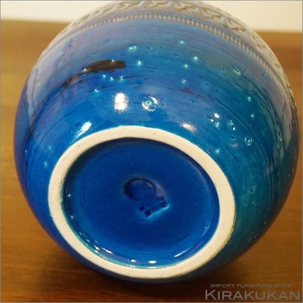 輸入雑貨 BITOSSI ビトッシ 花瓶 フラワーべース リミニブルー 小丸